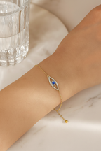 Guardian Glow 925 Sterling Silver Bracelet for Women | Elegant Gold & Silver Finish Protective Bracelet