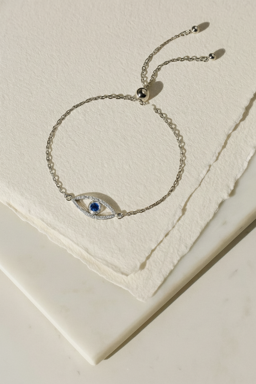 Guardian Glow 925 Sterling Silver Bracelet for Women | Elegant Gold & Silver Finish Protective Bracelet