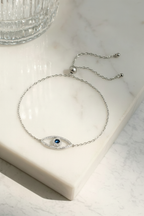 Guardian Glow 925 Sterling Silver Bracelet for Women | Elegant Gold & Silver Finish Protective Bracelet