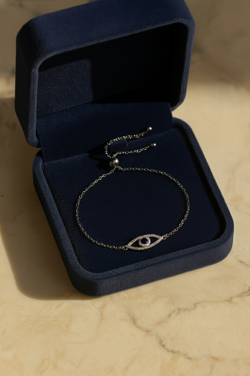 Guardian Glow 925 Sterling Silver Bracelet for Women | Elegant Gold & Silver Finish Protective Bracelet