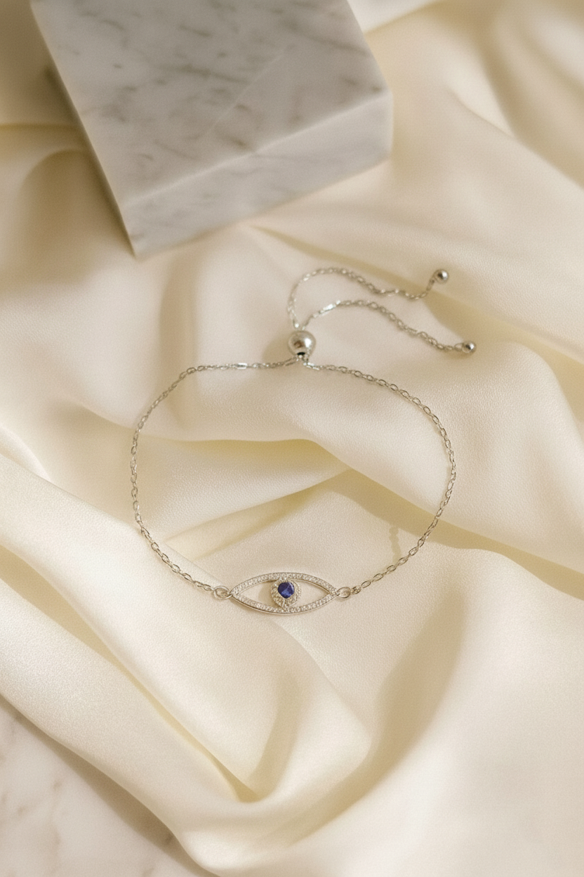 Guardian Glow 925 Sterling Silver Bracelet for Women | Elegant Gold & Silver Finish Protective Bracelet