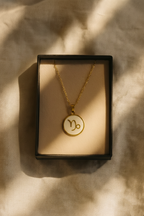 Lux Zodiac Inspired 18K Gold Plated Necklace | Waterproof, Anti-Tarnish Astrological Pendant Jewelry House Of RISMÉ