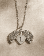 Personalised Petal Love Necklace | 18K Gold Plated Custom Floral Pendant Necklace for Women House Of RISMÉ