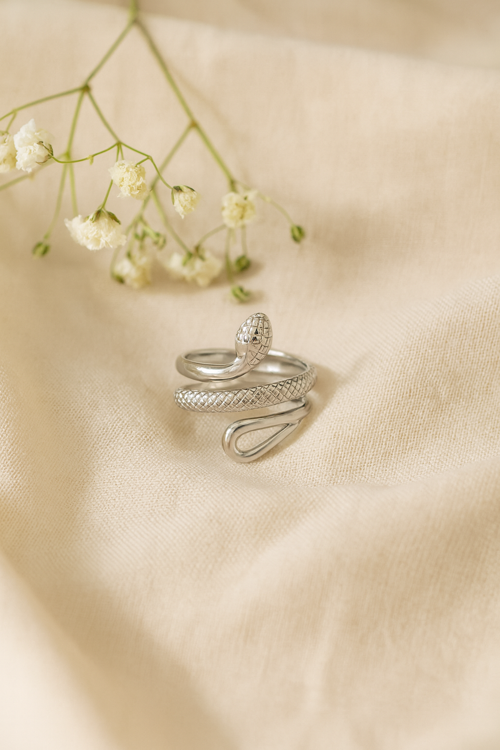 Seraphis 18K Gold Plated Adjustable Ring | Waterproof, Non-Tarnish Silver & Gold Luxury Band House Of RISMÉ